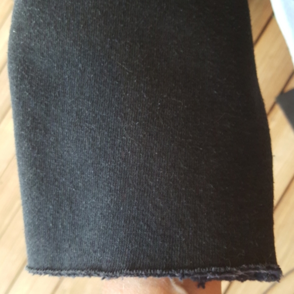 HARD ROCK CAFE ♡ Sweet Vintage Thick Black Washington, DC Cut-Off Sweatshirt S - Picture 9 of 12